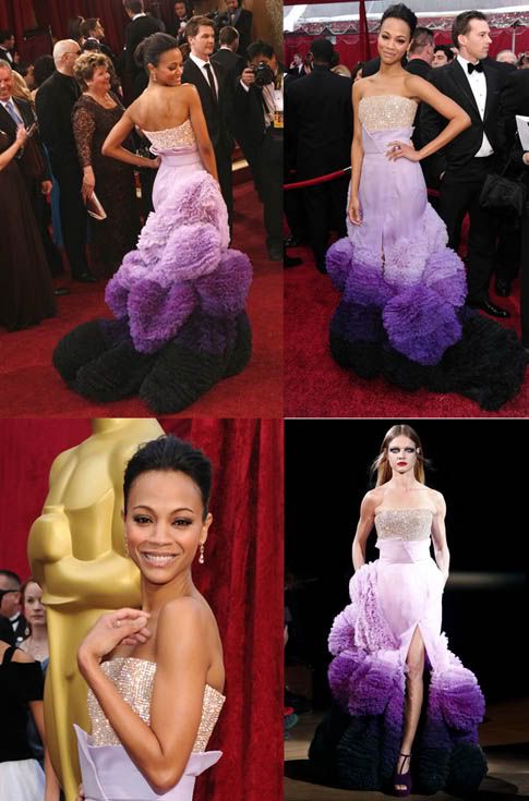 Zoe Saldana in Givenchy S/S 201...